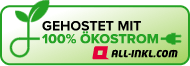 All-Inkl Webhosting • Ökostrom / Umweltschutz