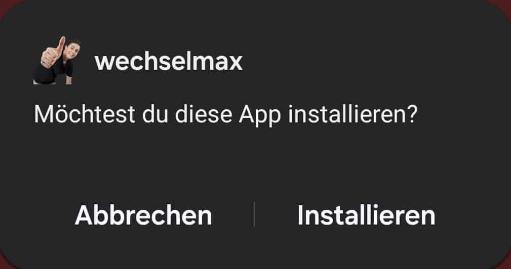 Android APP installieren