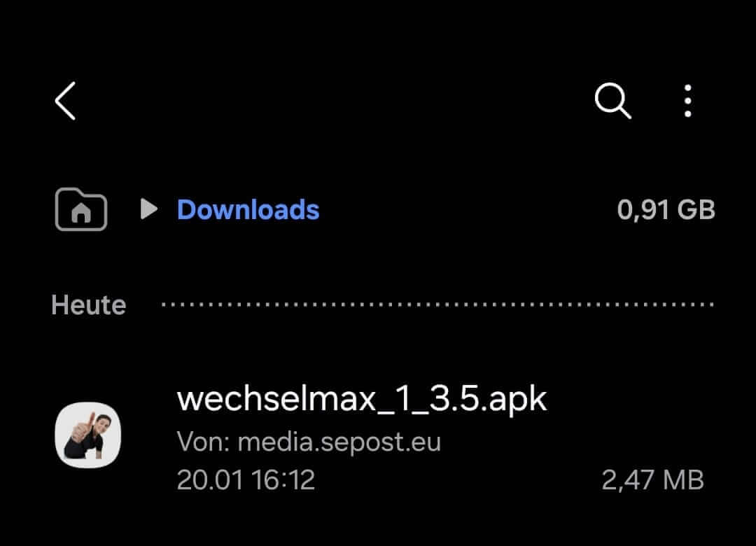 Downloads im Internen Speicher