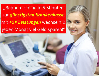 Bequemer GKV-Wechsel mit TOP Leistungen online in nur 5 Minuten